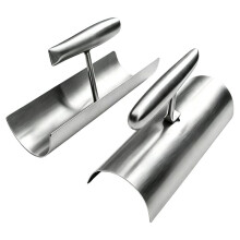 Truelle à Angle Rond pour Plaques de Plâtre Intérieure et Extérieure, Outil de Plâtrage à Rayon D'Arc, Truelle pour Rendu de Murs Ronds
