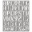 Moldes de Letras de 3 Polegadas para Pintura 42 Peças de Moldes de Letras e Números de Plástico para Sinalização em Madeira DIY 1