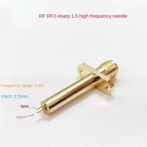 Headset Test Probe 1.5 Pitch Pointy Needle SMA Cell Phone Test  for RF High Frequency Double Needle 1