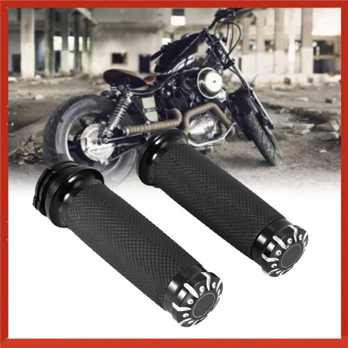 Handlebar Hand Grips Motorcycle Throttle Grip for Handle Bars Universal Compatible for  Dyna 1