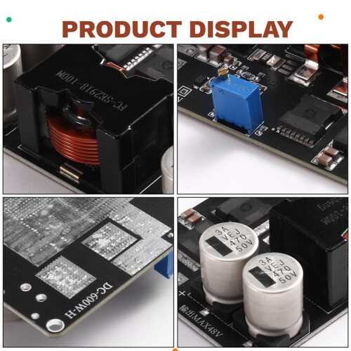600W Boost Module - High Power Supply Module 5-35V to 9-48V Synchronous Boost 2