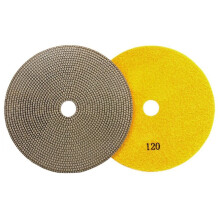 Disco di Lucidatura In Diamante Elettroplaccato da 4" per Abrasivi, Utensili per Vetro, Metallo, Pietra, Tipo 200