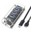 Transparent Hub USB C HUB 3.0 Splitter USB Data Transmission Charging for Mobile Phone PC Laptop Computer Tablets 1