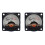 2pcs Panel VU Meter Warm Back Light Recording VU Panel Meter VU Meter Audio Level Amp Meter for DIY HiFi Stereo Mixer 1