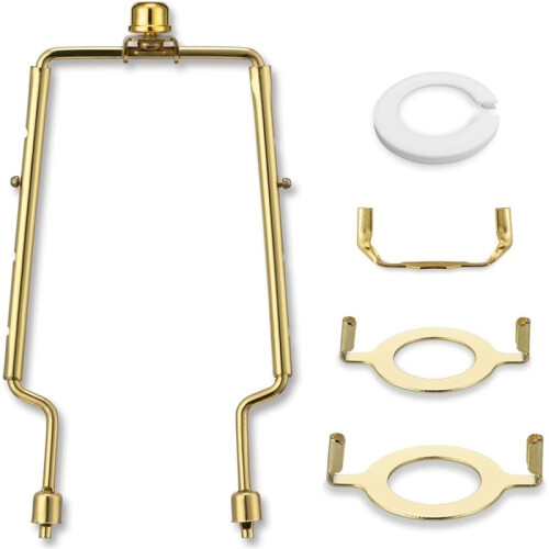 Suporte para Abajur, Harpa de Lâmpada Ajustável de 7, 8, 9 e 10 Polegadas, Peças de Hardware, Acessórios para Suporte de Lâmpada