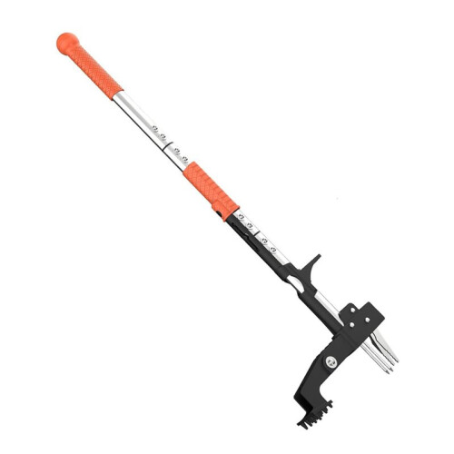 Weed Puller Tool - Stand  Weeder with Adjustable Long Handle Aluminum Ergonomic Design for Home Gardening