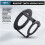 N10 and N10P Lidar Support Bottom Circular Support Metal Black Sprayed Finish 2
