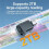 Type-C 2.0  TF Card Reader External Storage Portable USB-C Adapter Compact and Stretchable Design for Data Transfer 6