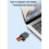 Type-C 2.0  TF Card Reader External Storage Portable USB-C Adapter Compact and Stretchable Design for Data Transfer 7