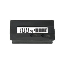 9-120V Battery Voltage Capacity Meter LCD Digital Display Battery Level Indicator for Acid Lithium LIFEPO4 Batteries A