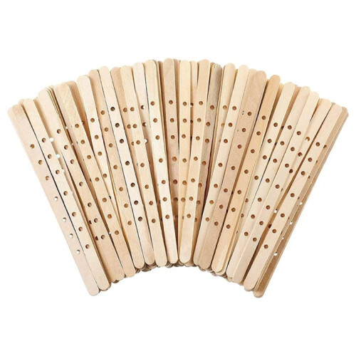 100 Pcs Wick Centering Tool,Candle Wick Holders for Candle Making,Wick Centering Tool, Candle Wick Holders with 7 Holes