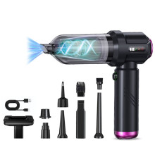 Air Duster Portable Blow Drying Dust Removal Car Vacuum Cleaner Cleaning Blower Tool 3 Gears Adjustable Type-C Charging
