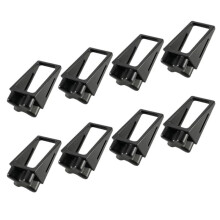 Kit de 8 Peças Bloqueador para Sistema de Carga de Cama de Caminhão para Gestão de Carga Acessórios Exteriores Plásticos Pretos