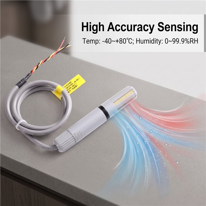 Humidity Sensor Sock Temperature and Humidity Sensor Single Bus Communication Temperature ...