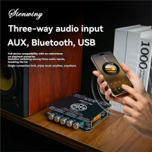 Sienwiny YS-HT21 Carte Amplificateur de Puissance Stéréo 2X160W+220W Module Amplificateur Audio Numérique 5.1