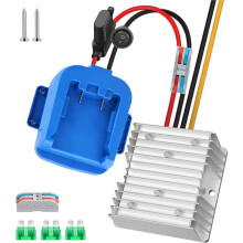 24V-12V Battery Converter Adapter for Kobalt 24V Lithium Battery with Fuse for Rc Car Truck Power Wheel 15A 180W