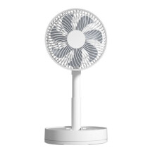 USB Vouwbare Draagbare Ventilator met 4 Snelheden & Timer Lage Geluidsventilator voor Slaapkamer Binnen of Buiten A