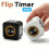 Rotating Pomodoro Timer Preset,Desk Productivity Flip Timer,ADHD Tool  Countdown Stopwatch for Study,Kitchen Work B 3