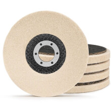 125mm Mirror Buffing Artificial Wheel Disc for Metal Marble Glass Ceramics Polishing