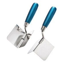 2 Pieces Drywall Corner Tool Set, Inside and Outside Corner Knife, Stainless Steel Corner Trowel, Concrete Finishing