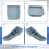 Car Light  Central Control Storage Box for  Seagull Armrest Double Storage Box Silicone Interior Supplies Tools 1