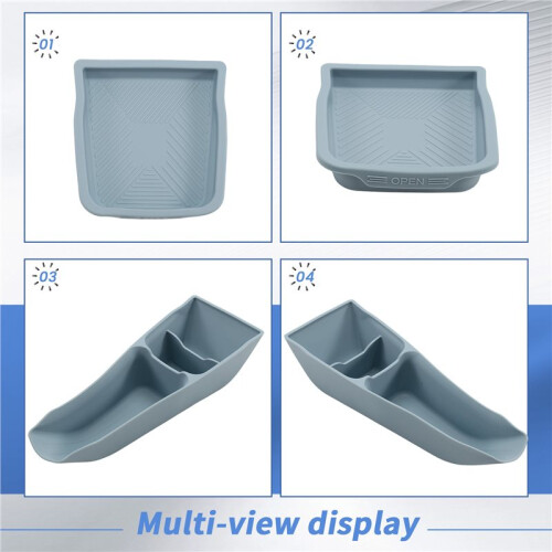 Car Light  Central Control Storage Box for  Seagull Armrest Double Storage Box Silicone Interior Supplies Tools