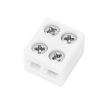 2-Pin LED Strip Connectors for Tape and Ice String Lights, 30PCS 8mm Strip to Wire Quick Splice Plugs