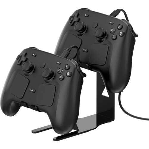 Gamepad Rack Stand Space Saving Desktop Stand Dual Game Controller Stand Holder for /PS5/PS4/ Game Accessories 1