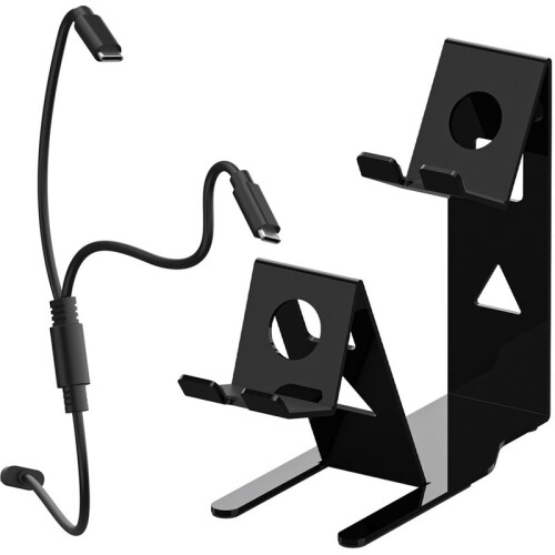 Gamepad Rack Stand Space Saving Desktop Stand Dual Game Controller Stand Holder for /PS5/PS4/ Game Accessories 2