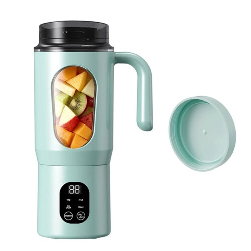 Large Capacity Portable Juice Maker Leak Proof Handheld  Rechargeable Digital Display Juicing Cup B