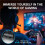 Wireless Game Controller for PS4/PC, Hall Effect Joystick, RGB Lighting, 6-Axis Gyro, Touchpad Game Controller Black 3