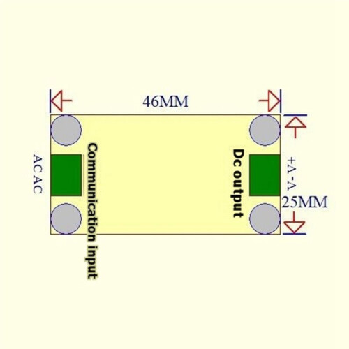 4700UF/AC 35V 8A Single Power Supply Module Rectifier Filter Board Power Amplifier Non Regulator Power Module 1