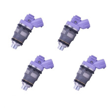 4PCS Fuel Injector 23250-76010 23209-76010 for Previa Estima 2.4L 1991-1997
