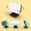 Video Conference Portable LED Video Light Laptop Computer Webcam Light Call Lighting Clip for Live Streaming 6