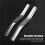2 Pcs Double Ended Brick Jointer, Brick Jointer Tools for Masonry, Bricklaying (1/2" X 5/8") 5