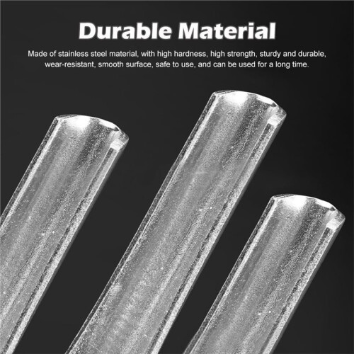 2 Pcs Double Ended Brick Jointer, Brick Jointer Tools for Masonry, Bricklaying (1/2" X 5/8") 2