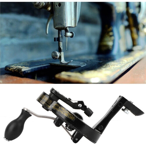 Metal Sewing Machine Hand Crank Handcrank Handle Accessory for Singer Vintage 2