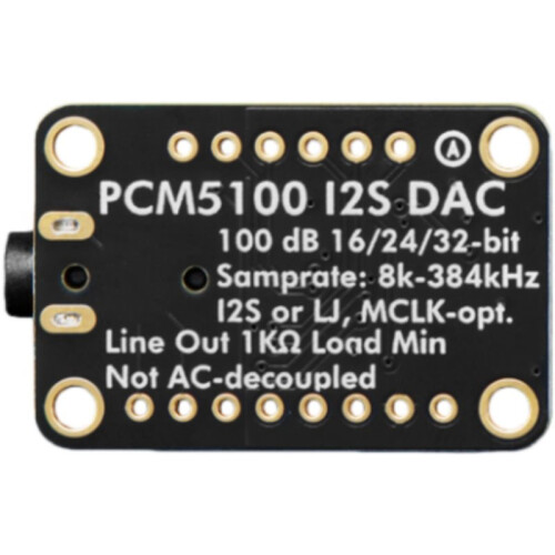 PCM5100 I2S DAC Module with  Level Output - 100dB SNR 2