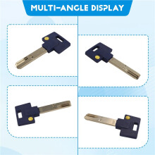 5PC Customized Universal Key Blank Key Uncut for  206 Residential Key Blank