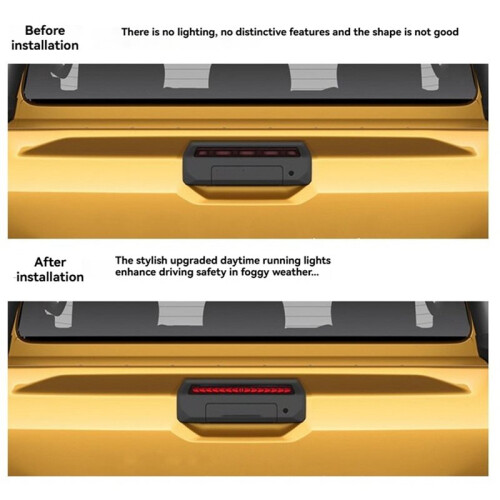 LED 3rd High Mount Brake Light for  Hilux Travo 2026 Tail Light Third Stop Lamp Accessories 2