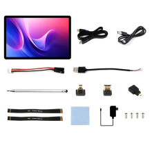 Waveshare Monitor Touch In-Cell de 11" 1920x1200 Tela IPS Display Portátil Compatível com Tipo-C para Raspberry Pi PC Plugue UK