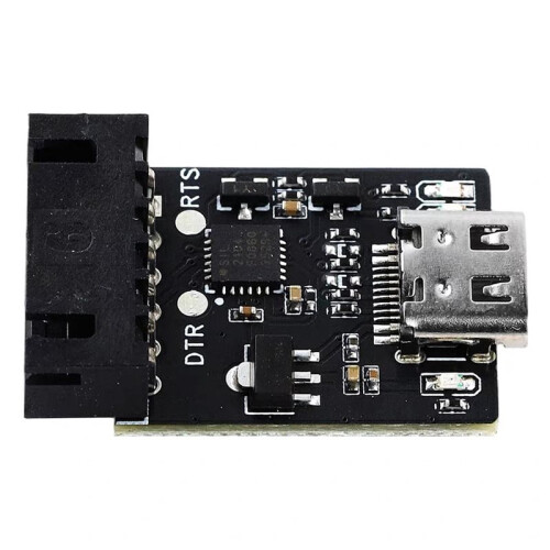 CP2104 USB-Till-TTL Seriell Nedladdningsmodul - ESP32 Programmerings-/Flashkort (Inkluderar Flatkabel) 2