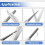 2Pcs Serrated Knife Sharpener, Retractable Diamond Sharpening Rod Multifunctional Knife Sharpening Tool 7