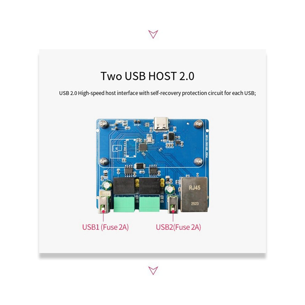 Rpi Extension RPi0-DRS485 Carte D'Extension RS485 Double pour Raspberry Pi Zero/Zero2 ...