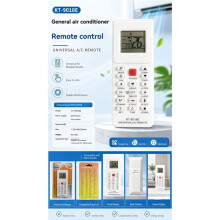 Controle Remoto Universal de Ar Condicionado KT-9018E 1000 em 1 Configuração com um Botão Fácil de Usar