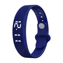 Waterproof Vibrating Alarm Wristband Vibration Wake- Body Temperature Monitor LED Digital Bracelet LED Screen C