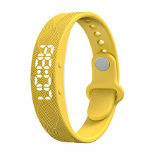Waterproof Vibrating Alarm Wristband Vibration Wake- Body Temperature Monitor LED Digital Bracelet LED Screen A