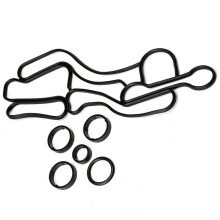 LR013149 LR040738 LR061969 LR124259 Oil Cooler Rubber Gasket Kit - High-Temperature Replacement Gasket Set