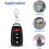 2PCS Wireless RF 433mhz Remote Control Copy Code Garage Door Gate Duplicator 433Mhz Key Remote Opener 6