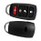 2PCS Wireless RF 433mhz Remote Control Copy Code Garage Door Gate Duplicator 433Mhz Key Remote Opener 2